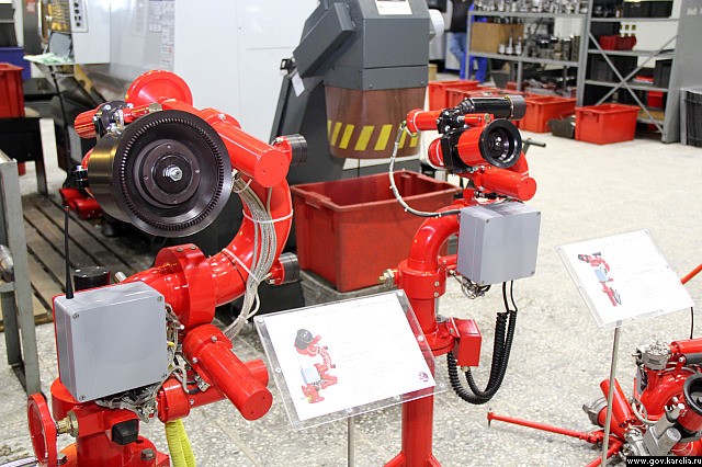 Feuer-Roboter. Bild: Engineering Centre of Fire Robots Technology